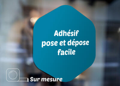 adhésif vitrine pose facile